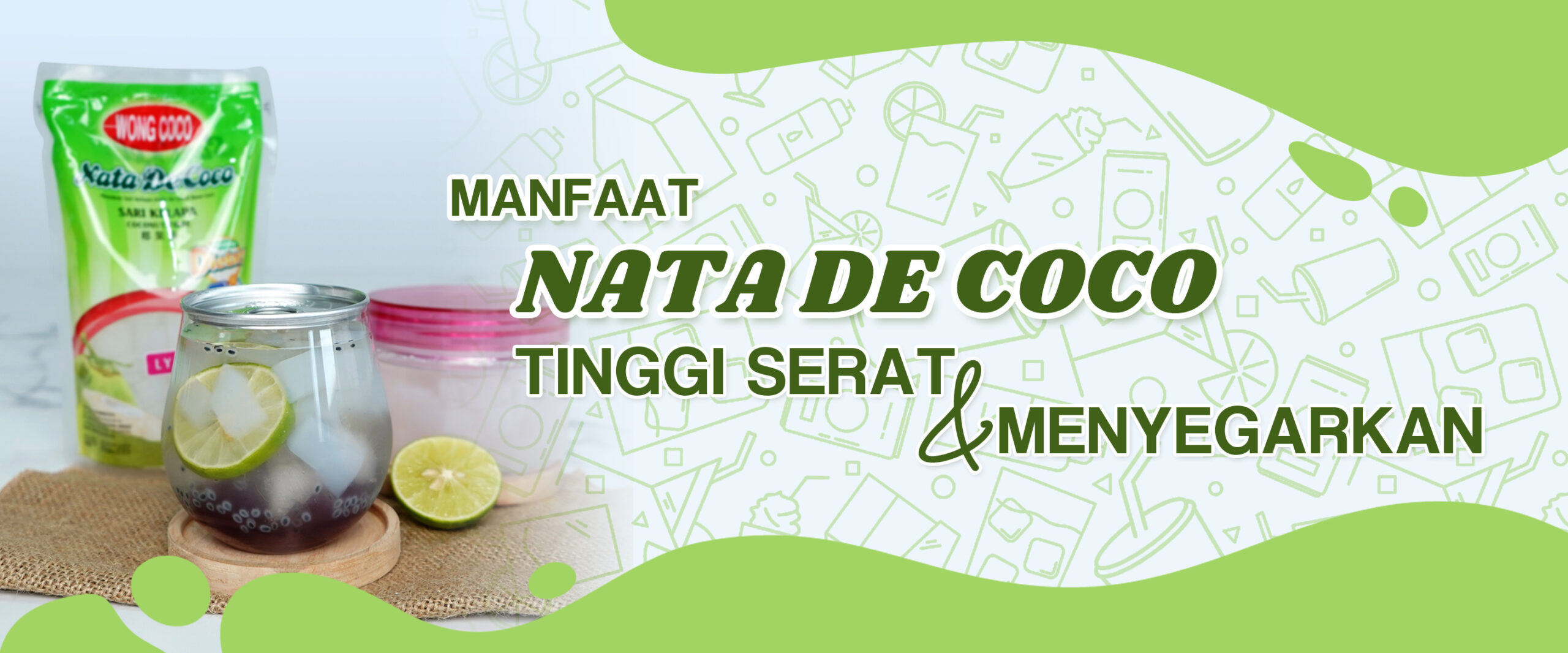Manfaat Nata De Coco : Tinggi Serat and Menyegarkan