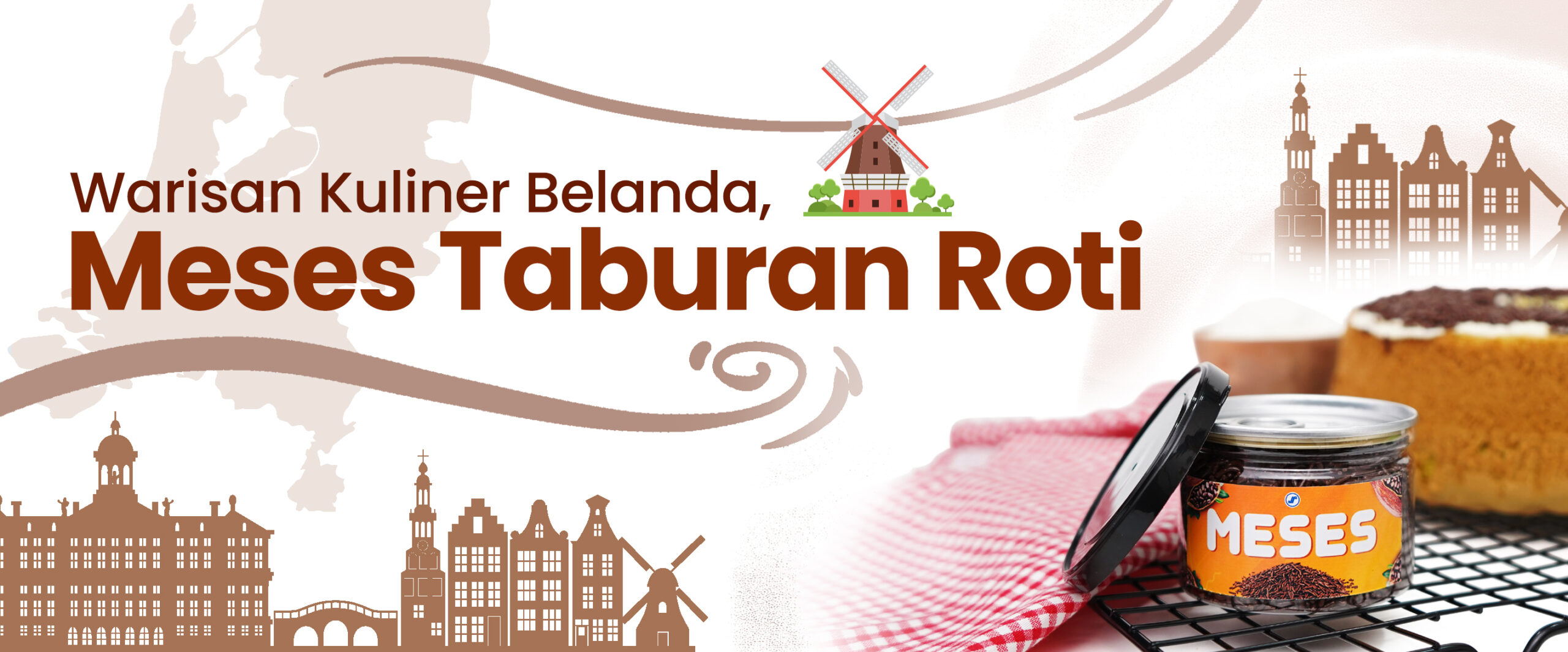 "Warisan Kuliner Belanda，Meses Taburan Roti