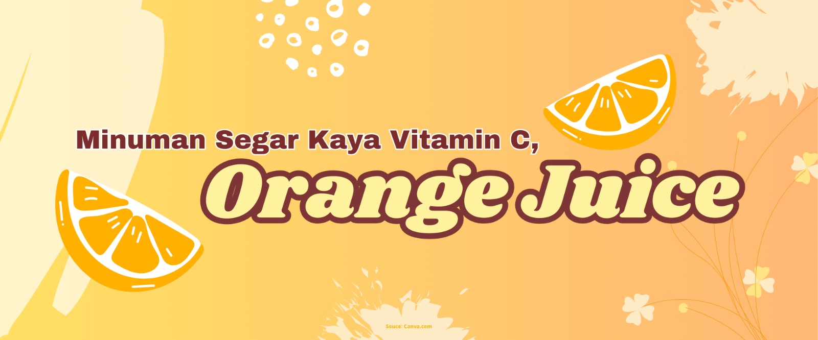 Minuman Segar Kaya 维生素 C、橙汁